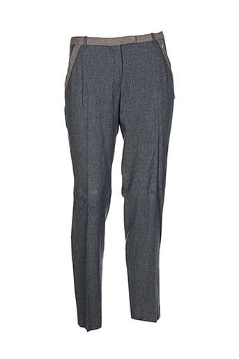trussardi jeans pantalons femme de couleur gris