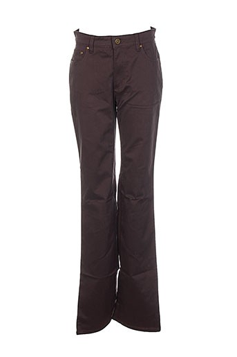 cerruti 1881 pantalons femme de couleur marron