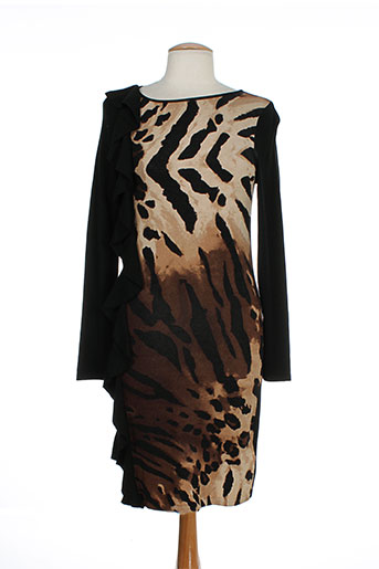 luisa cerano robes femme de couleur noir