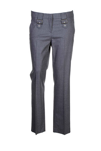 luisa cerano pantalons femme de couleur gris