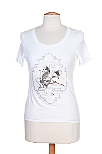 pause cafe t-shirts femme de couleur beige
