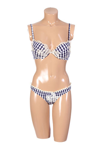 ermanno scervino lingerie femme de couleur bleu
