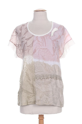 jean gabriel t-shirts femme de couleur gris