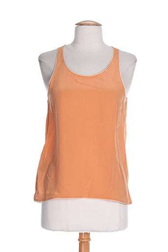 pablo gerard darel chemises femme de couleur orange