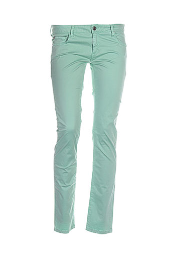 kocca pantalons femme de couleur vert