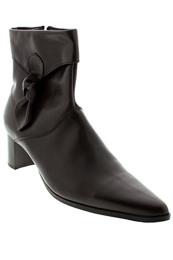 dos de dos chaussures femme de couleur marron