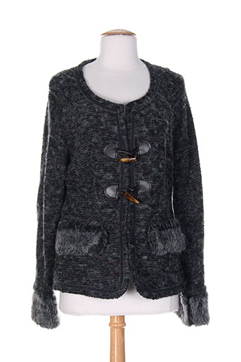 mademoiselle ambre vestes femme de couleur gris