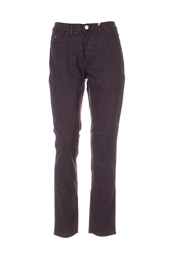 trussardi jeans pantalons femme de couleur marron