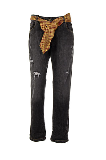 kosmika jeans femme de couleur noir