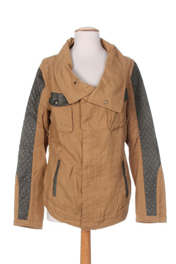 kaporal vestes femme de couleur beige