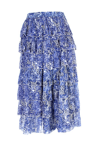 redsoul jupes femme de couleur bleu