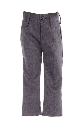 benetton pantalons garçon de couleur gris
