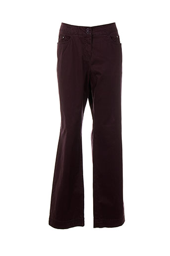 bleu de sym pantalons femme de couleur violet