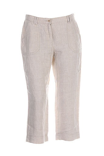 toni pantacourts femme de couleur beige