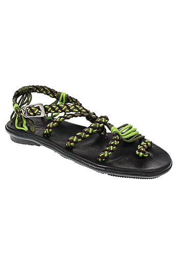 la marine chaussures femme de couleur vert