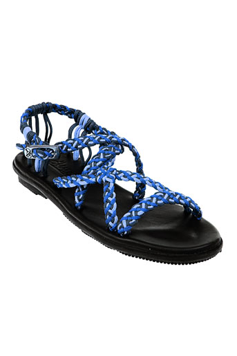 la marine chaussures femme de couleur bleu