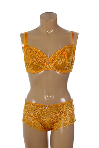 barbara lingerie femme de couleur orange