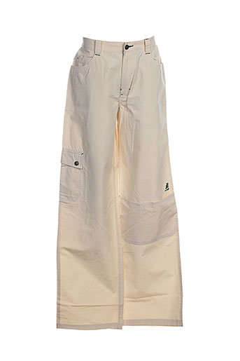 ddp pantalons garçon de couleur beige