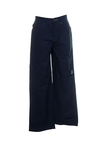 ddp pantalons garçon de couleur bleu