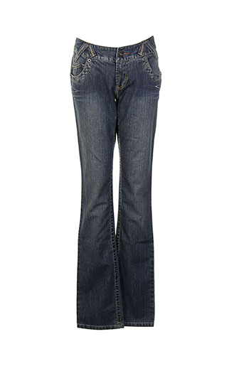 mexx pantalons femme de couleur bleu