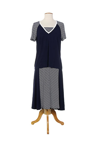 pauporté ensemble femme de couleur bleu