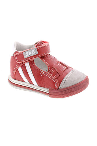 bopy chaussures garçon de couleur rouge
