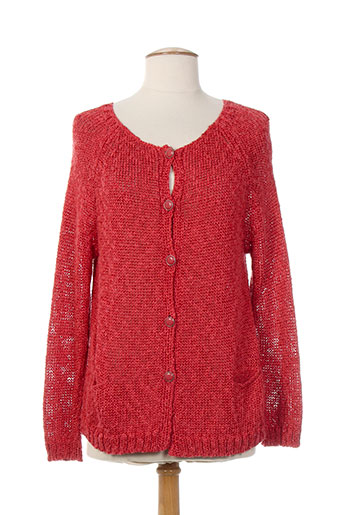 poles gilets femme de couleur rouge