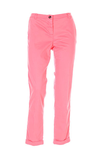 i blues pantalons femme de couleur orange