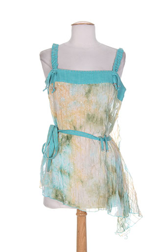 my way chemises femme de couleur bleu