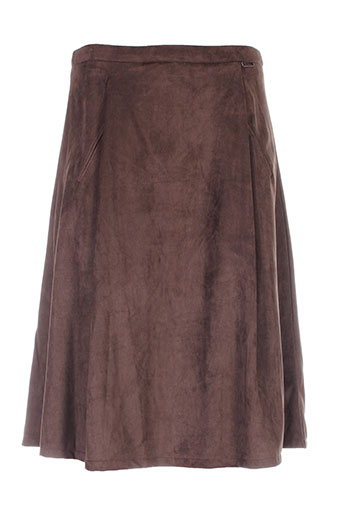 my collection jupes femme de couleur marron