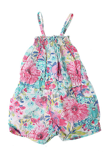 3 et pommes combi et shorts fille de couleur bleu (photo) 3 et pommes combi et shorts fille de couleur bleu (photo)