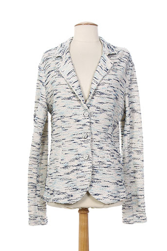 rinascimento gilets femme de couleur bleu
