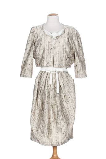 hug an' co robes femme de couleur gris