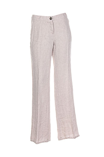 maxmara pantalons femme de couleur beige