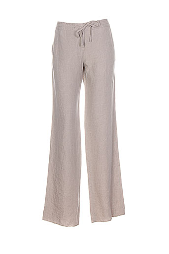 maxmara pantalons femme de couleur beige