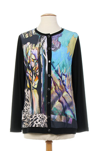 sommermann gilets femme de couleur noir