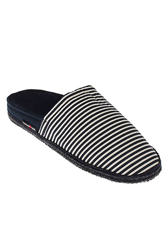 haflinger chaussures homme de couleur bleu