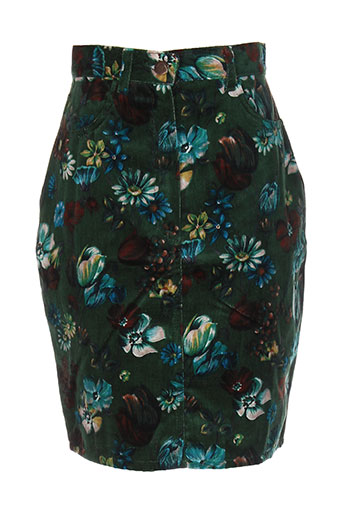 diapositive jupes femme de couleur vert