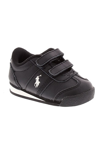 ralph et lauren baskets garcon de couleur noir