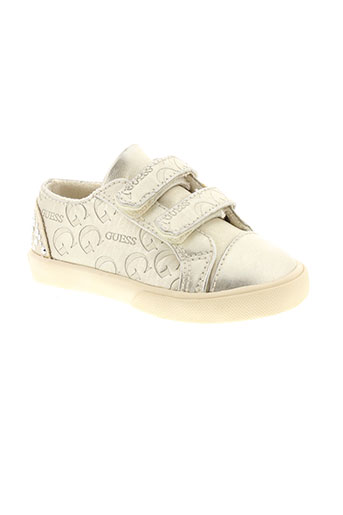 guess chaussures fille de couleur jaune