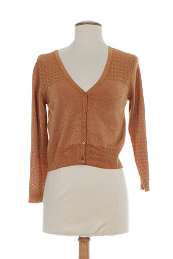 2 et two cardigans femme de couleur orange (photo) 2 et two cardigans femme de couleur orange (photo)