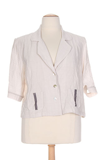 jean delfin vestes femme de couleur beige