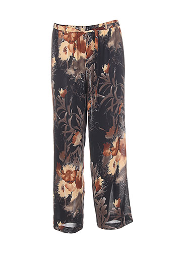 jean gabriel pantalons femme de couleur noir