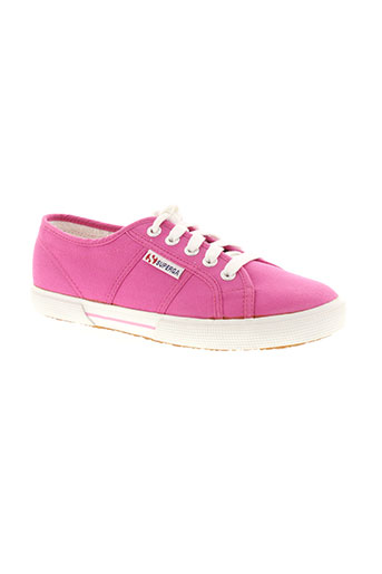 superga chaussures femme de couleur rose