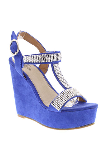 cassis cote d'azur chaussures femme de couleur bleu
