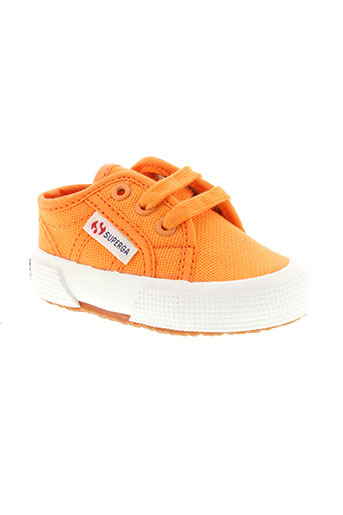 superga chaussures enfant de couleur orange