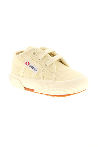 superga chaussures enfant de couleur beige