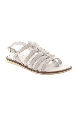 romagnoli chaussures fille de couleur gris