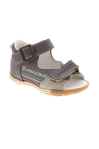 romagnoli chaussures enfant de couleur gris