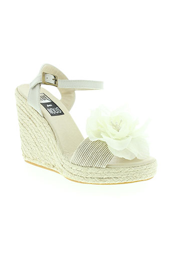 elue par nous chaussures femme de couleur blanc